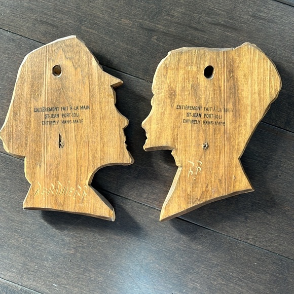 Hand carved couple Vintage - Picture 4 of 6